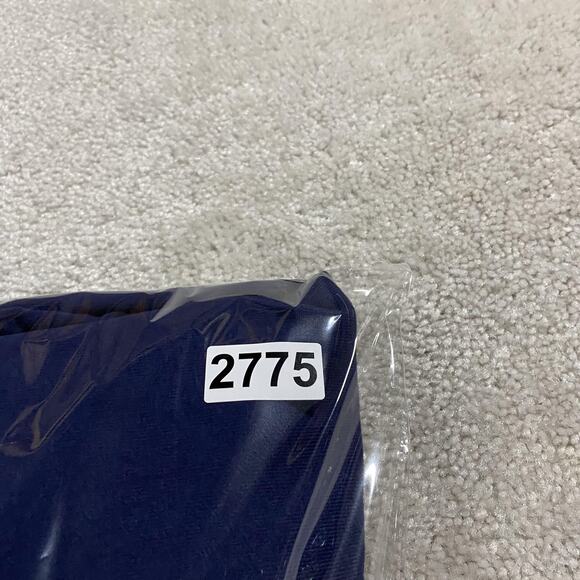 VTG Field Gear Rugby Shirt Mens XL Navy Pink Striped Cotton Polo 90s Retro - Picture 7 of 7